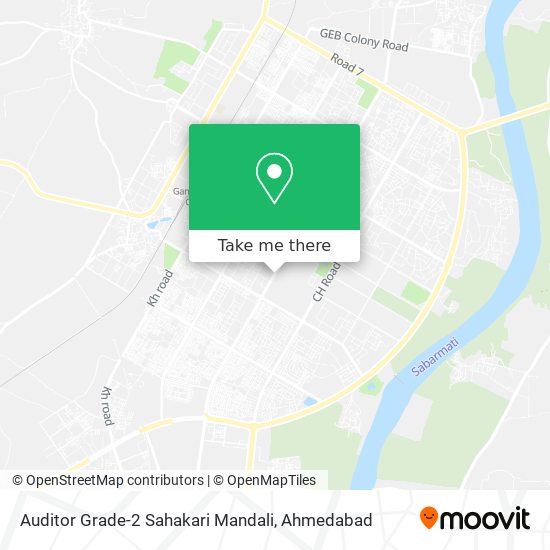 Auditor Grade-2 Sahakari Mandali map