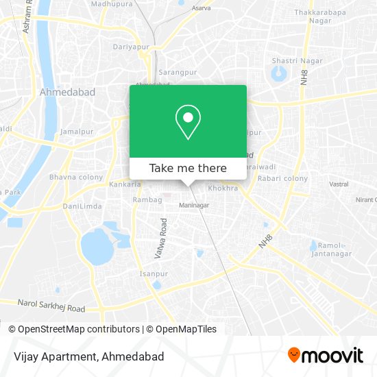 Vijay Apartment map