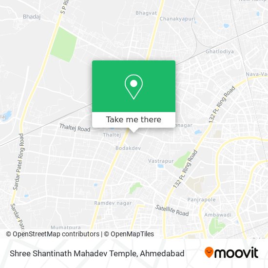 Shree Shantinath Mahadev Temple map