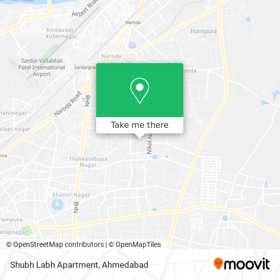 Shubh Labh Apartment map