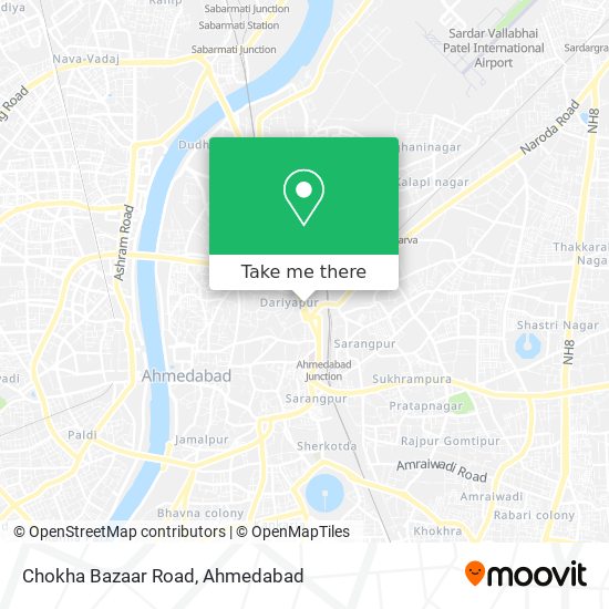 Chokha Bazaar Road map