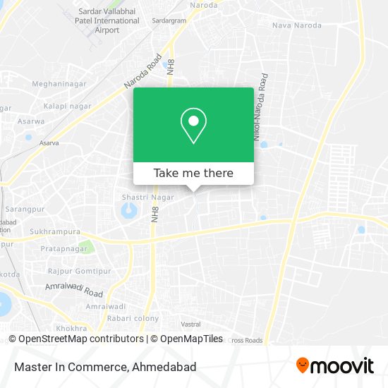Master In Commerce map