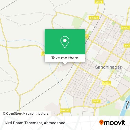 Kirti Dham Tenement map
