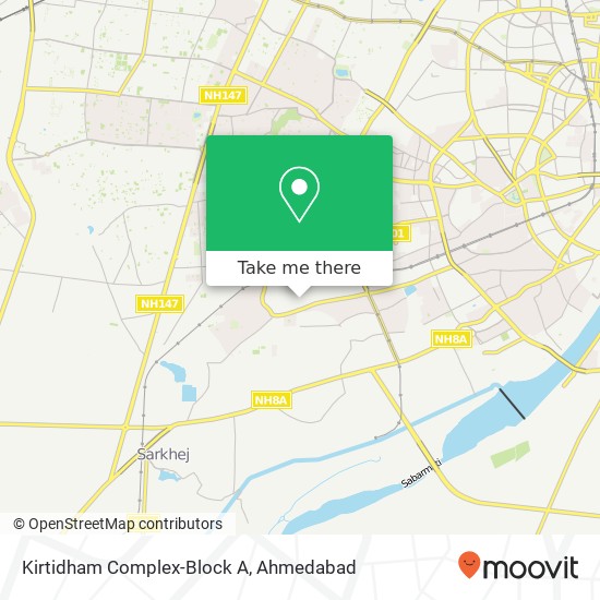 Kirtidham Complex-Block A map