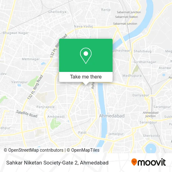 Sahkar Niketan Society-Gate 2 map