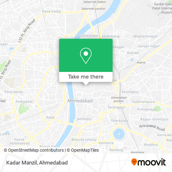 Kadar Manzil map