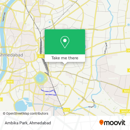 Ambika Park map