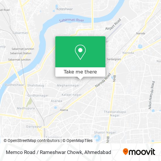 Memco Road / Rameshwar Chowk map