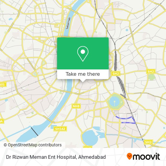 Dr Rizwan Meman Ent Hospital map