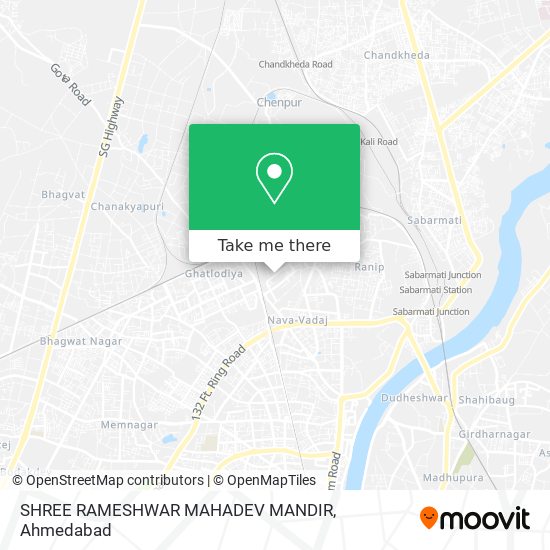 SHREE RAMESHWAR MAHADEV MANDIR map
