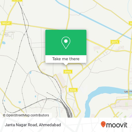 Janta Nagar Road map