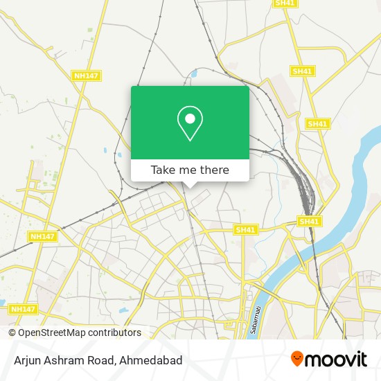 Arjun Ashram Road map