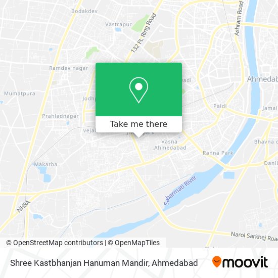 Shree Kastbhanjan Hanuman Mandir map