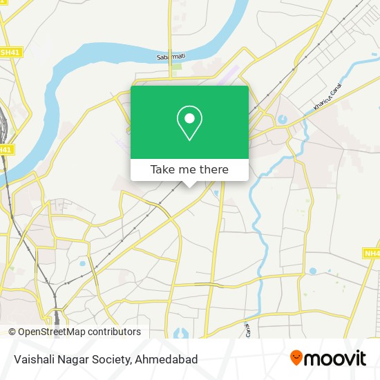 Vaishali Nagar Society map