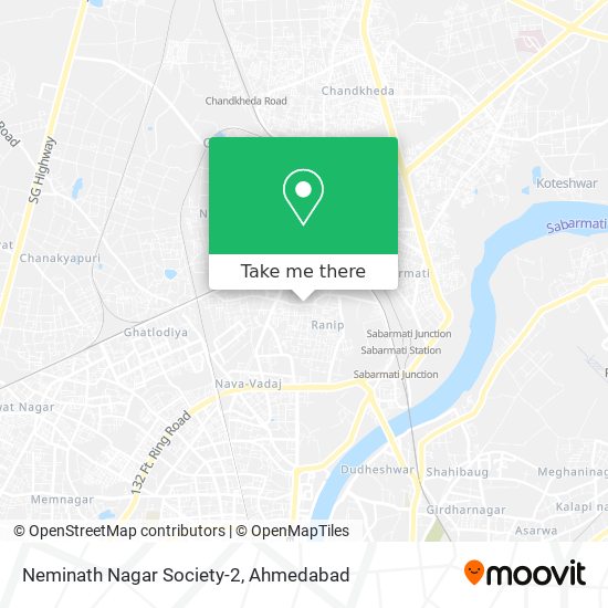 Neminath Nagar Society-2 map