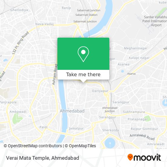 Verai Mata Temple map