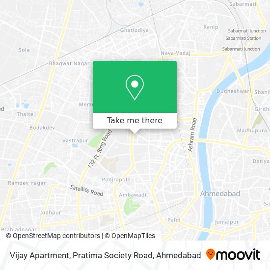Vijay Apartment, Pratima Society Road map