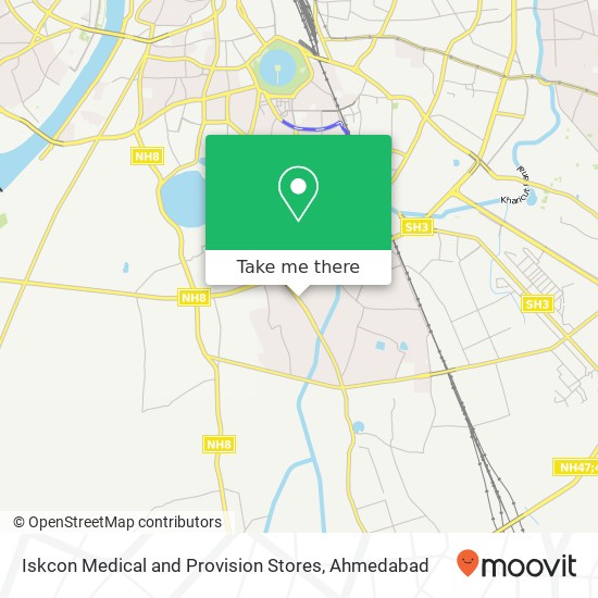 Iskcon Medical and Provision Stores map