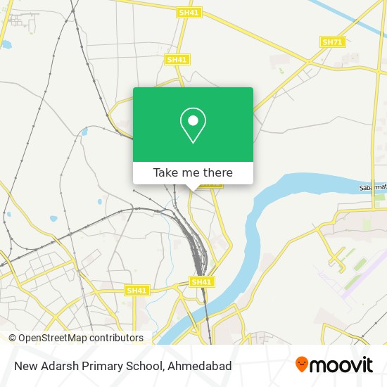 New Adarsh Primary School map