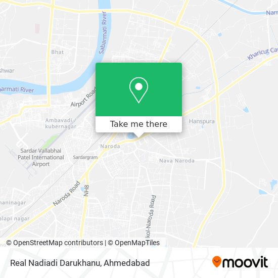 Real Nadiadi Darukhanu map