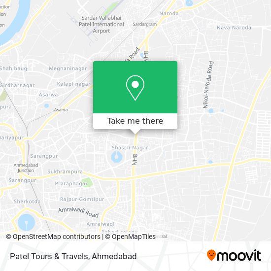 Patel Tours & Travels map