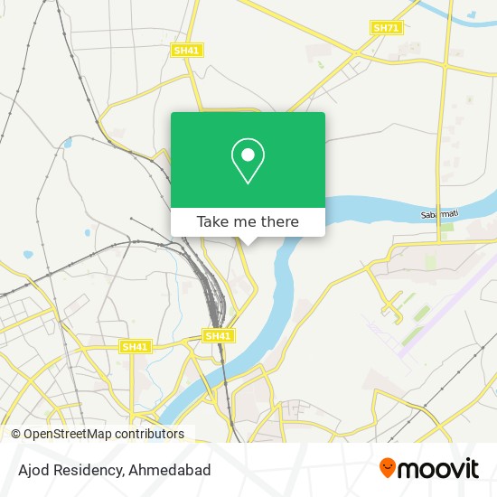 Ajod Residency map