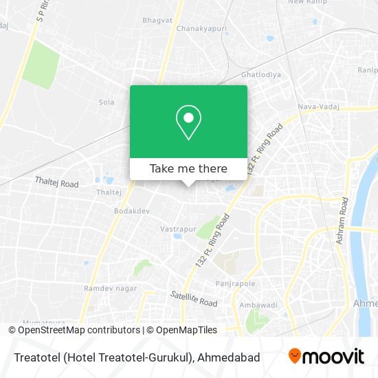 Treatotel (Hotel Treatotel-Gurukul) map