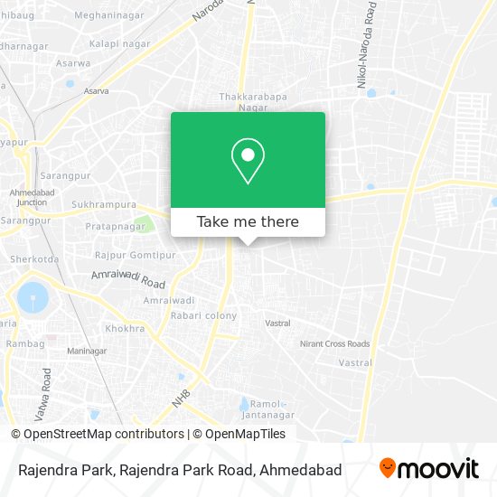 Rajendra Park, Rajendra Park Road map