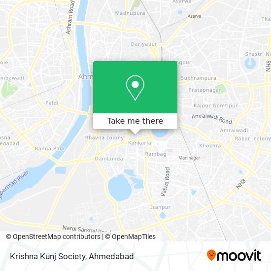 Krishna Kunj Society map