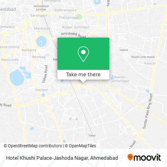 Hotel Khushi Palace-Jashoda Nagar map