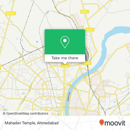 Mahadev Temple map