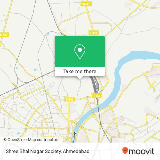 Shree Bhal Nagar Society map