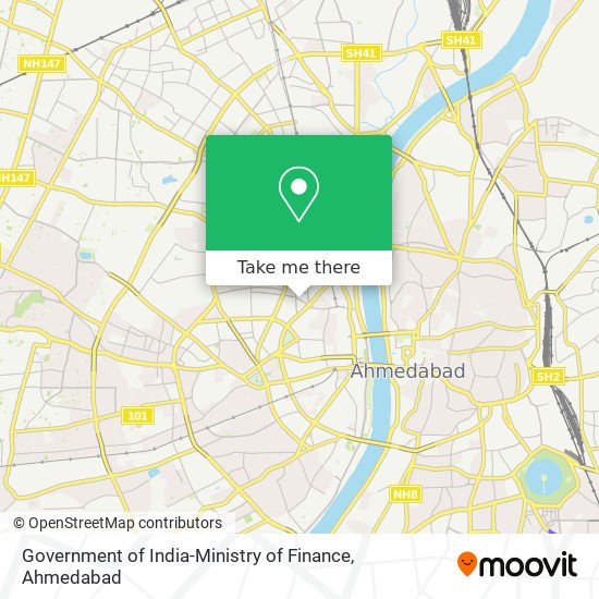 Government of India-Ministry of Finance map