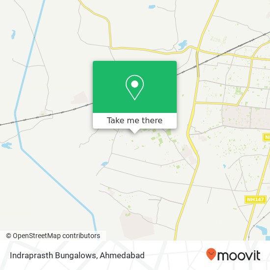 Indraprasth Bungalows map