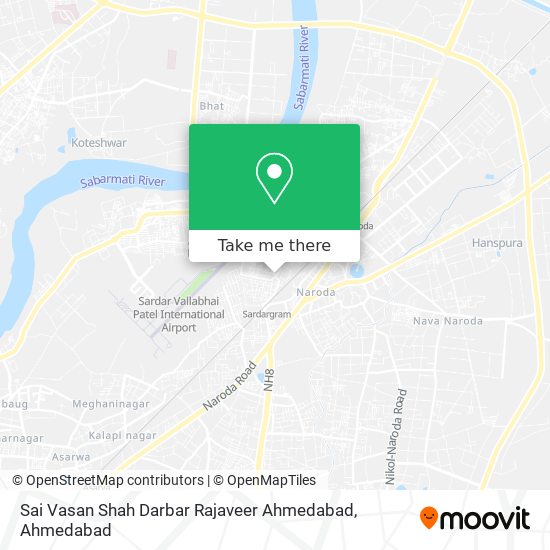 Sai Vasan Shah Darbar Rajaveer Ahmedabad map