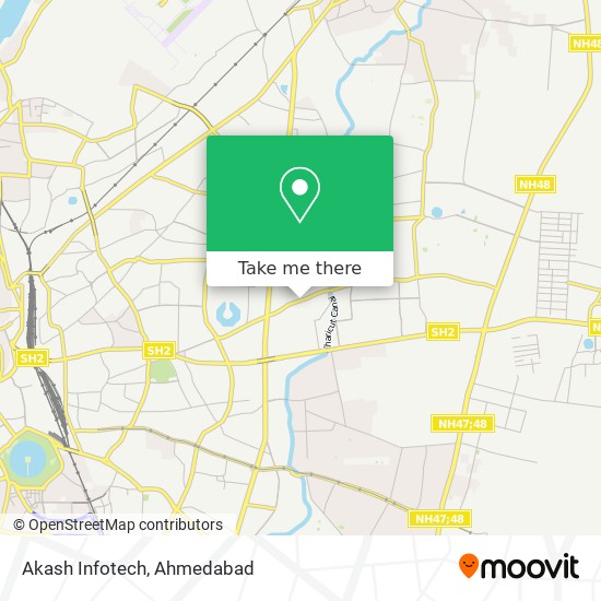 Akash Infotech map