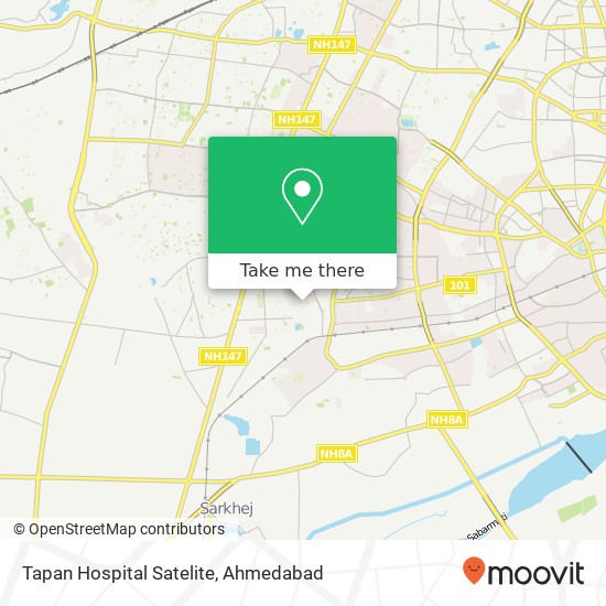 Tapan Hospital Satelite map