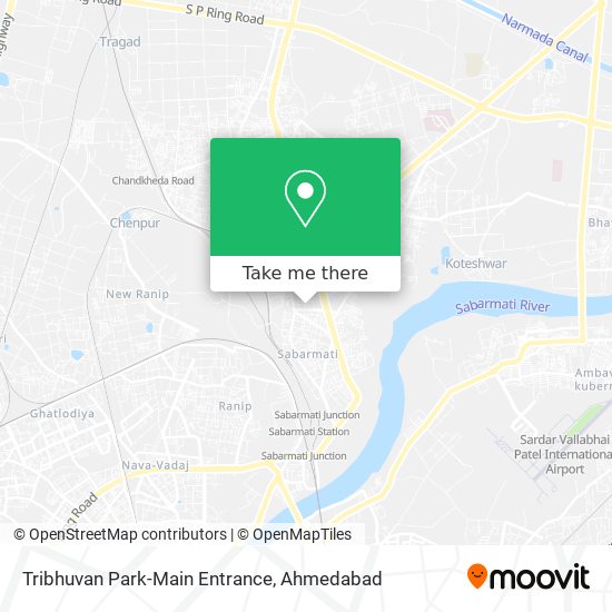 Tribhuvan Park-Main Entrance map