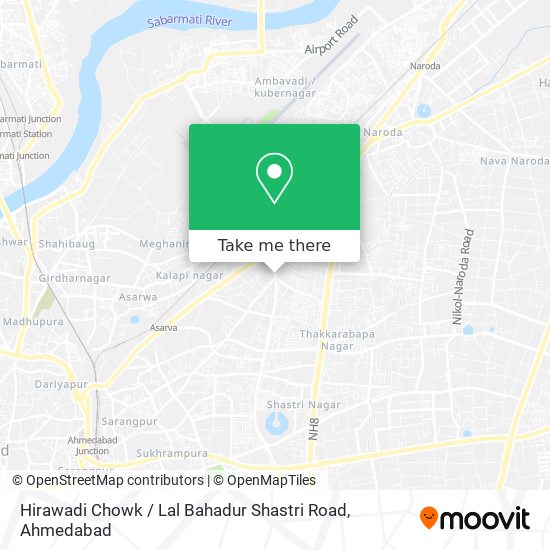 Hirawadi Chowk / Lal Bahadur Shastri Road map