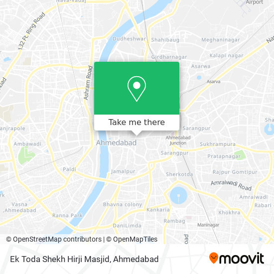 Ek Toda Shekh Hirji Masjid map