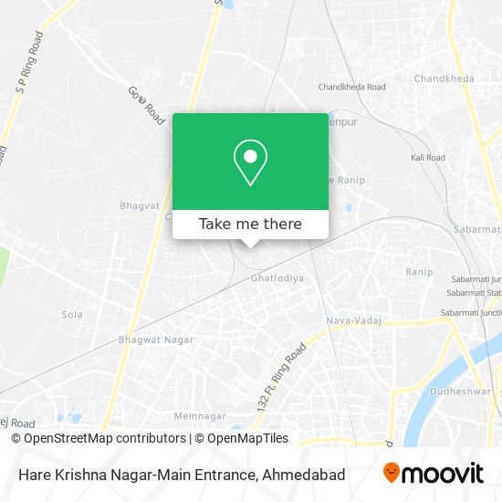 Hare Krishna Nagar-Main Entrance map