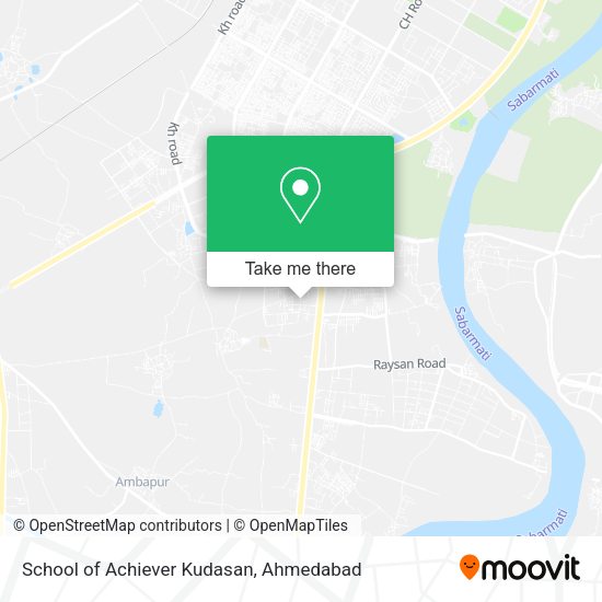School of Achiever Kudasan map