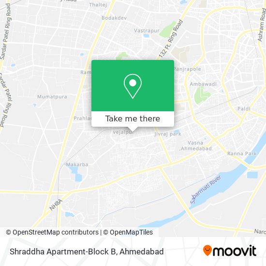 Shraddha Apartment-Block B map