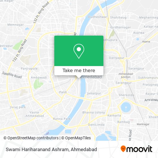 Swami Hariharanand Ashram map