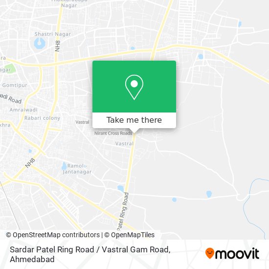 Sardar Patel Ring Road / Vastral Gam Road map