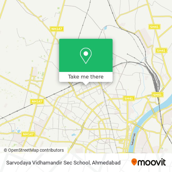 Sarvodaya Vidhamandir Sec School map