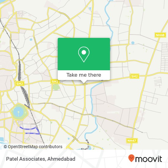 Patel Associates map