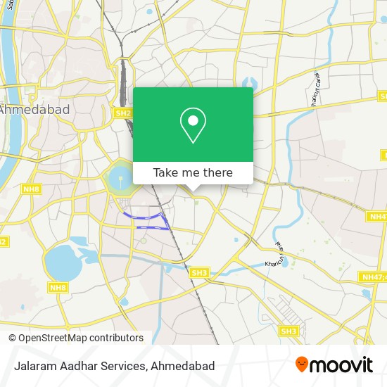 Jalaram Aadhar Services map