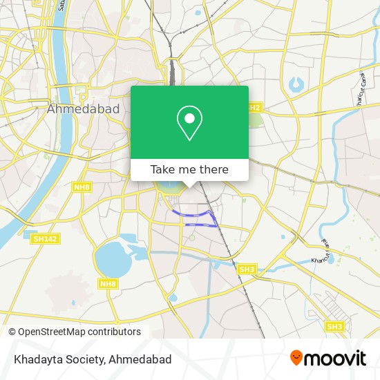 Khadayta Society map
