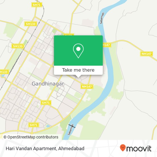 Hari Vandan Apartment map
